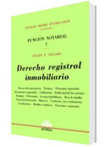 DERECHO REGISTRAL INMOBILIARIO..