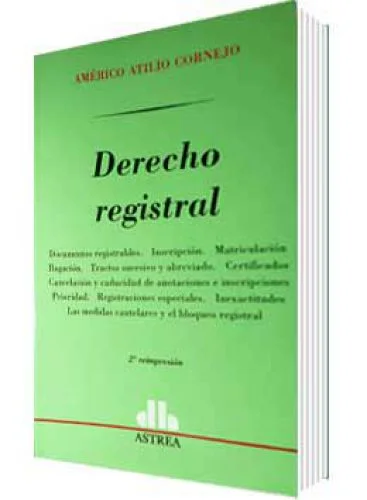 DERECHO REGISTRAL..