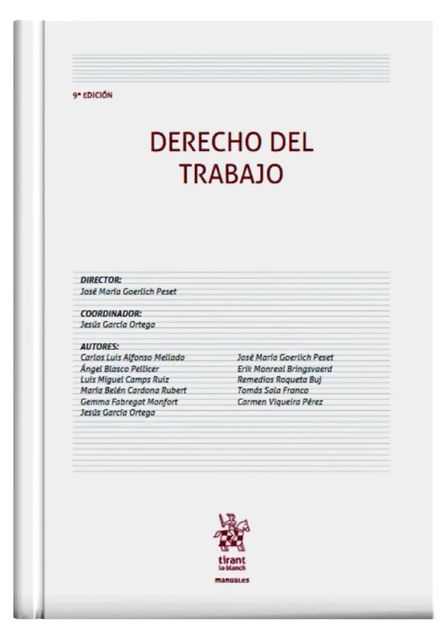 DERECHO DEL TRABAJO - 9ª Edición..