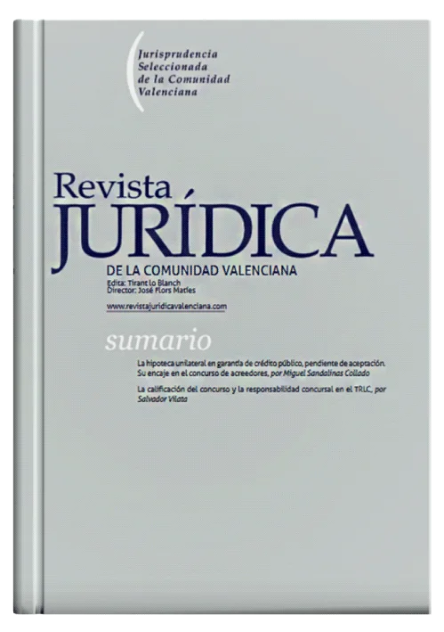 REVISTA JURÍDICA DE LA COMUNIDAD VALENC..