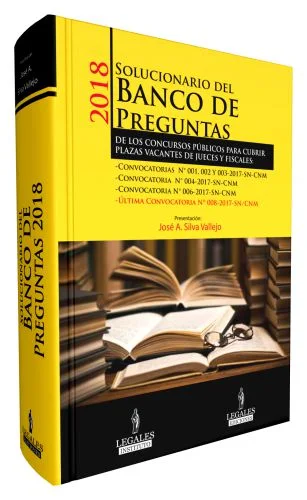 SOLUCIONARIO DEL BANCO DE PREGUNTAS (2018)