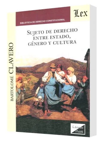 SUJETO DE DERECHO ENTRE ESTADO, GÉNERO ..