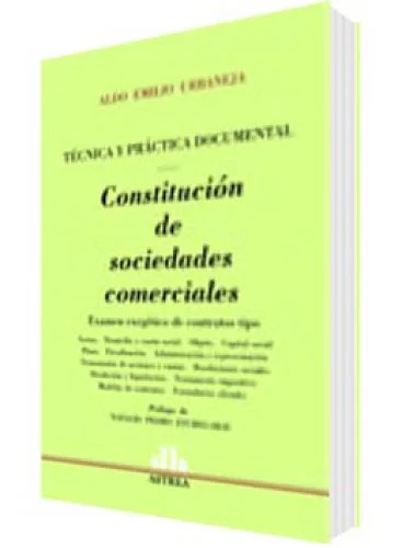 CONSTITUCIÓN DE SOCIEDADES COMERCIALES ..