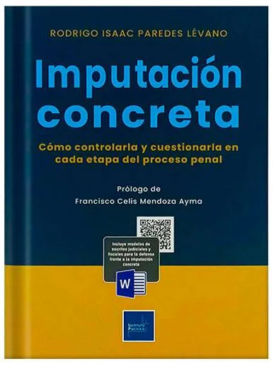 IMPUTACIÓN CONCRETA. Cómo controlarla y cuestionarla en cada etapa del proceso penal
