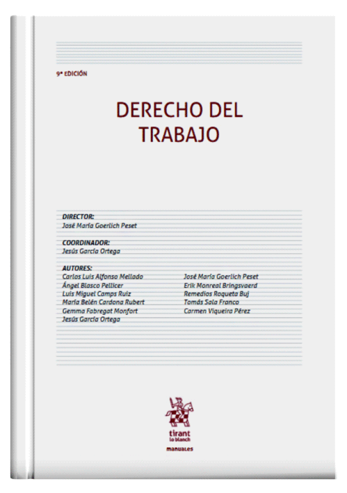 DERECHO DEL TRABAJO - 9ª Edición
