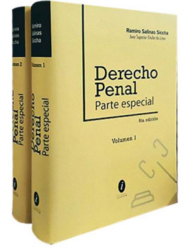 DERECHO PENAL PARTE ESPECIAL (VOLUMENES I y II) Ramiro Salinas Siccha