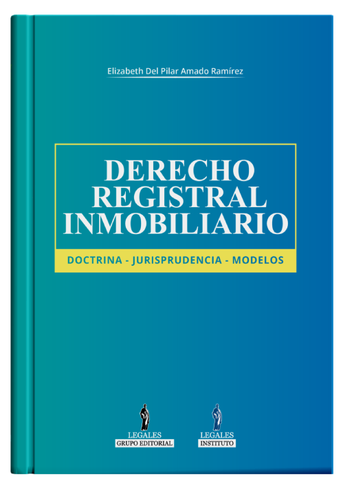 DERECHO REGISTRAL INMOBILIARIO REIMPRESION 2022