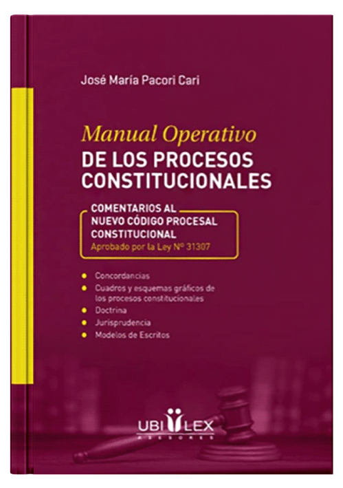 MANUAL OPERATIVO DE LOS PROCESOS CONSTITUCIONALES - Comentarios al nuevo código procesal constitucional.