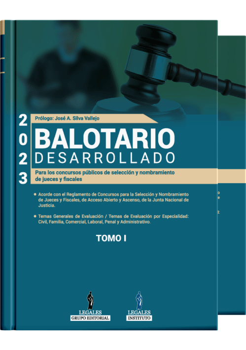 (PREVENTA) BALOTARIO DESARROLLADO 2023 - 2 tomos