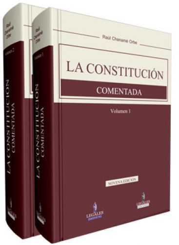 LA CONSTITUCION COMENTADA (2 volumenes / tapa rustica)