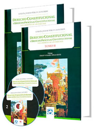 DERECHO CONSTITUCIONAL Y DERECHO PROCESAL CONSTITUCIONAL (Tomos I y II) mas CD-ROMs 