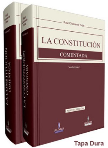 LA CONSTITUCION COMENTADA (2 volumenes / tapa dura)