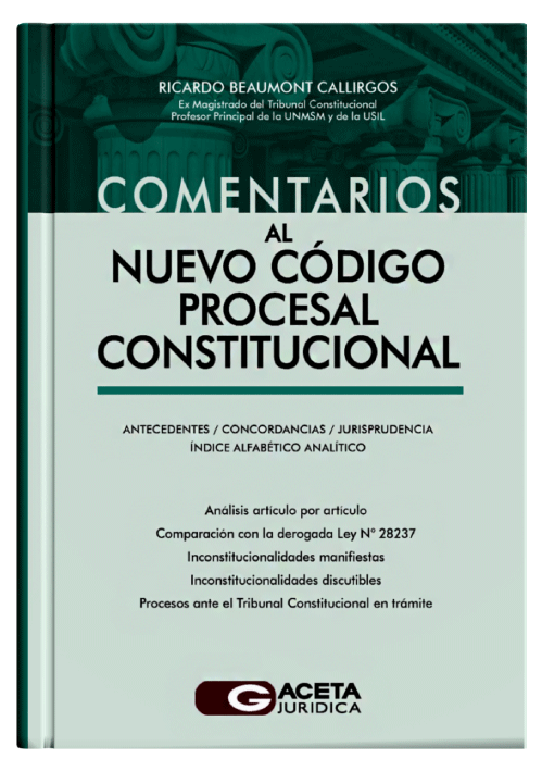 COMENTARIOS AL NUEVO CÓDIGO PROCESAL CONSTITUCIONAL