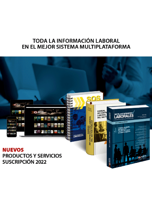 SUSCRIPCIÓN DE SOLUCIONES LABORALES 2022 SUSCRIPCIÓN DE SOLUCIONES LABORALES 2022