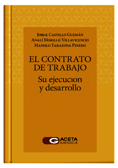 EL CONTRATO DE TRABAJO Su Ejecución y Desarrollo EL CONTRATO DE TRABAJO Su Ejecución y Desarrollo