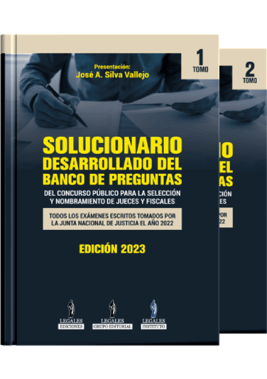 SOLUCIONARIO DESARROLLADO DEL BANCO DE PREGUNTAS 2023