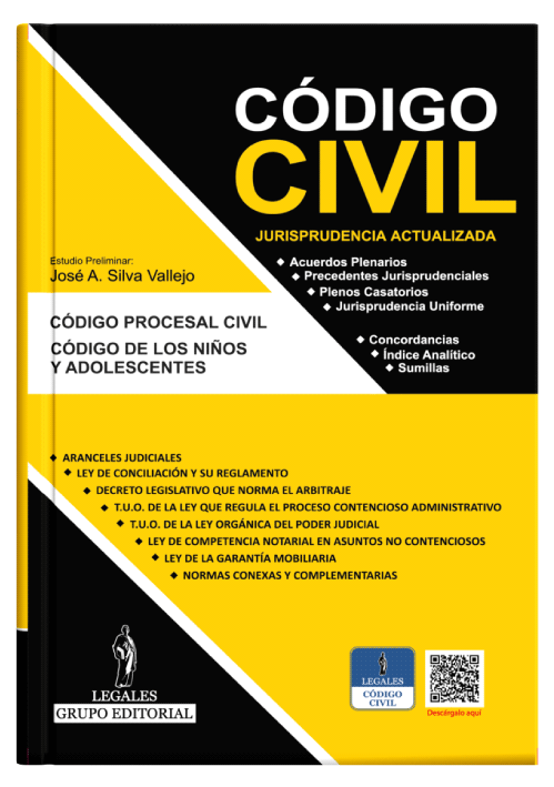 CODIGO CIVIL PERUANO REIMPRESION 2023 (11 en 1) Concordado Jurisprudencia + Aplicativo Móvil