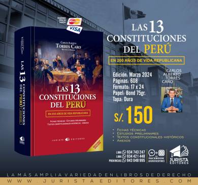 las trece constituciones del Peru