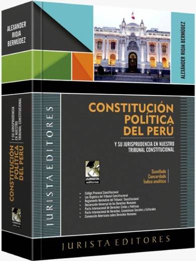 CONSTITUCIÓN POLÍTICA DEL PERÚ Y SU J..