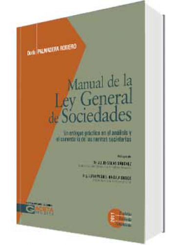 MANUAL DE LA LEY GENERAL DE SOCIEDADES
