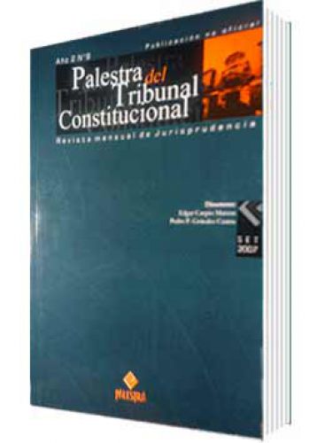 PALESTRA DEL TRIBUNAL CONSTITUCIONAL 9, AÑO 2007