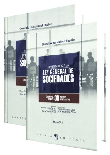 COMENTARIOS A LA LEY GENERAL DE SOCIEDADES - 2 Tomos