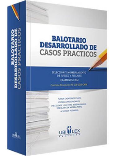 BALOTARIO DESARROLLADO DE CASOS PRÁCTIC..