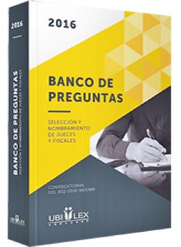 BANCO DE PREGUNTAS 2016..