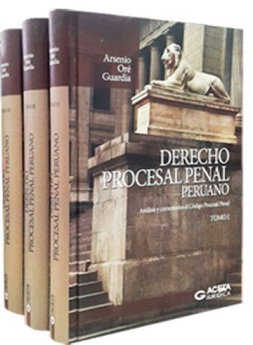 DERECHO PROCESAL PENAL PERUANO - 3 TOMOS..