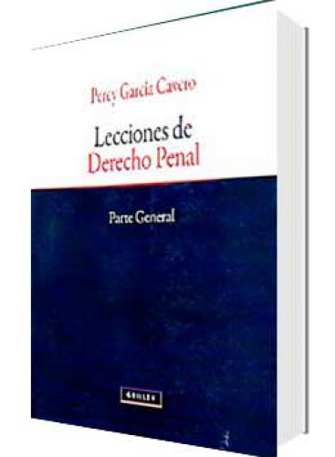 LECCIONES DE DERECHO PENAL PARTE GENERAL..