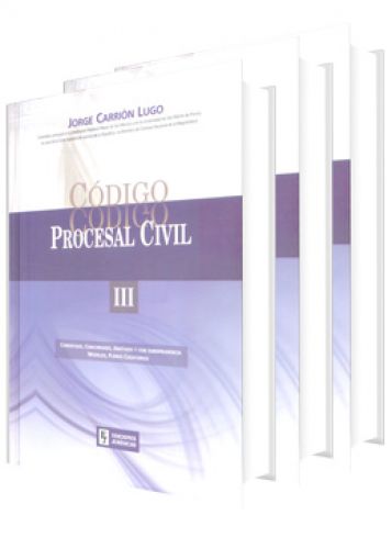 CÓDIGO PROCESAL CIVIL (3 tomos)..