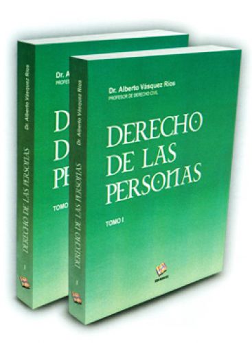 DERECHO DE LAS PERSONAS (2 tomos)..