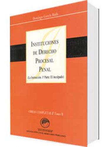 INSTITUCIONES DE DERECHO PROCESAL PENAL ..