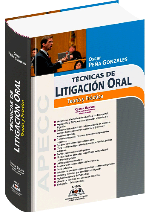 TÉCNICAS DE LITIGACIÓN ORAL - Teoría ..