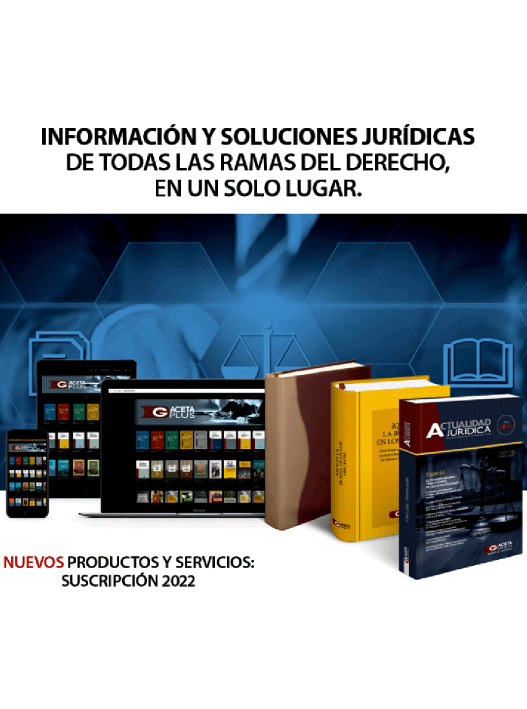 SUSCRIPCIÓN DE GACETA JURÍDICA 2022..