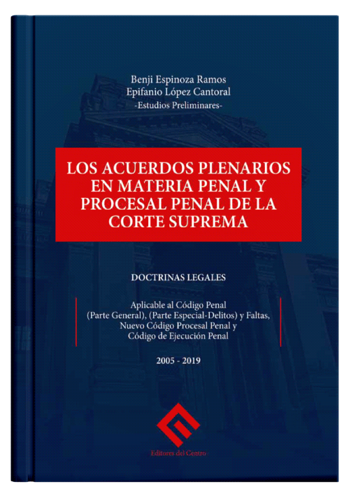 LOS ACUERDOS PLENARIOS EN MATERIA PENAL ..
