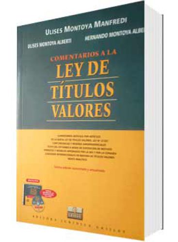 LEY DE TÍTULOS VALORES..