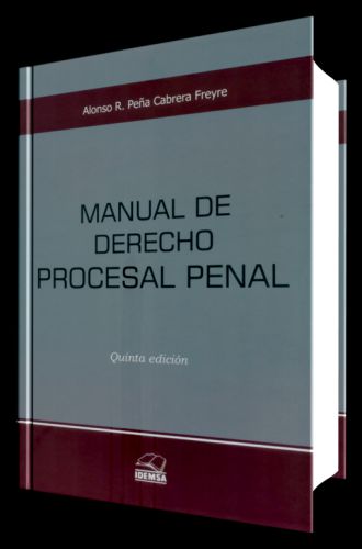 MANUAL DE DERECHO PROCESAL PENAL..
