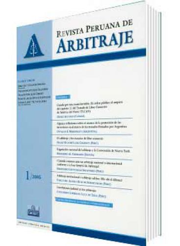 REVISTA PERUANA DE ARBITRAJE, 1..